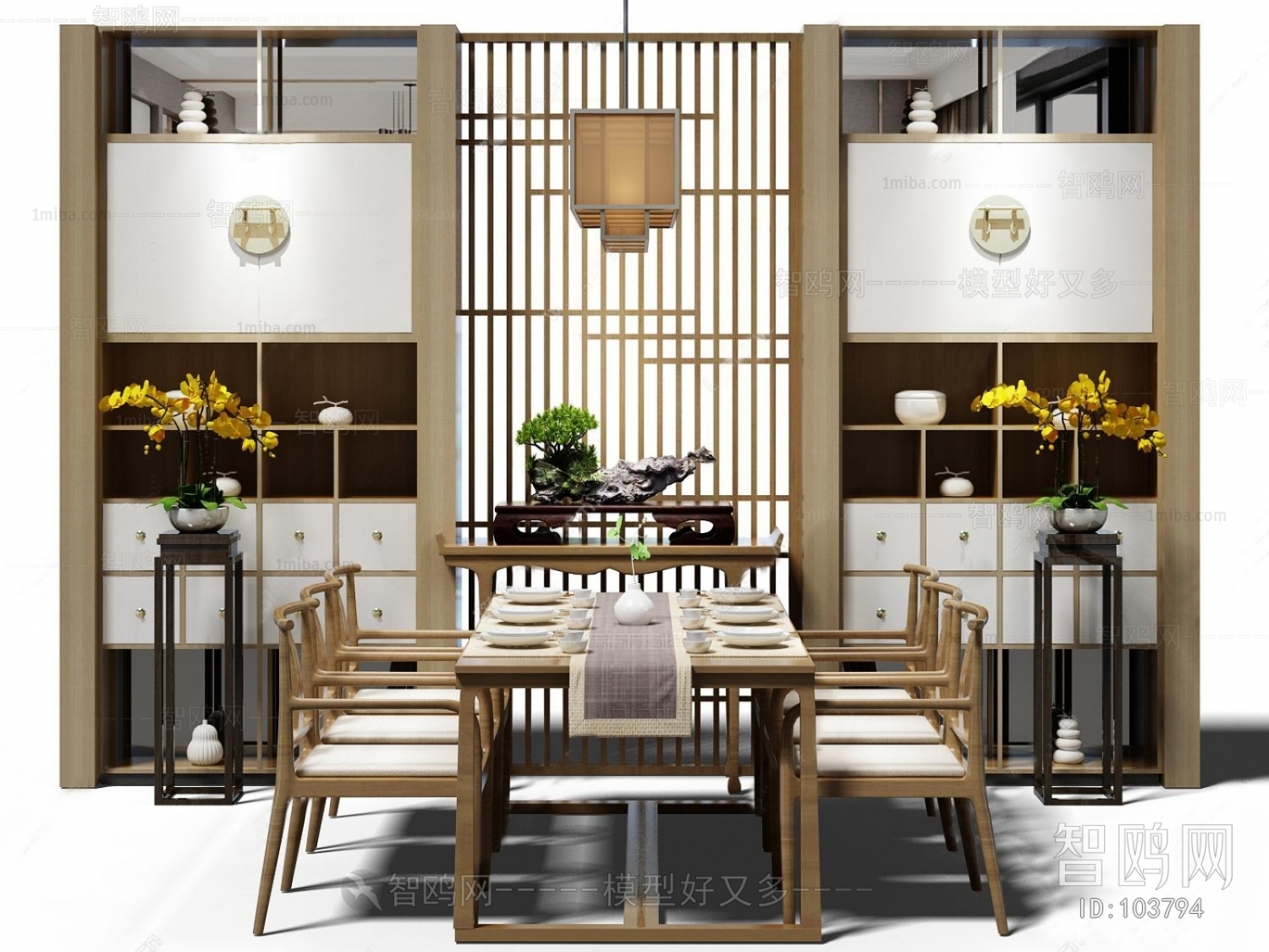 New Chinese Style Dining Table And Chairs