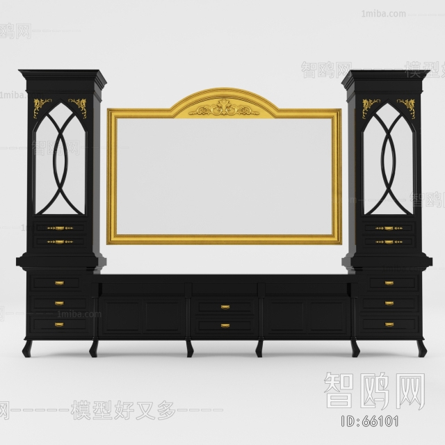 American Style TV Cabinet