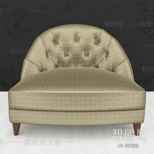 New Classical Style Single Sofa