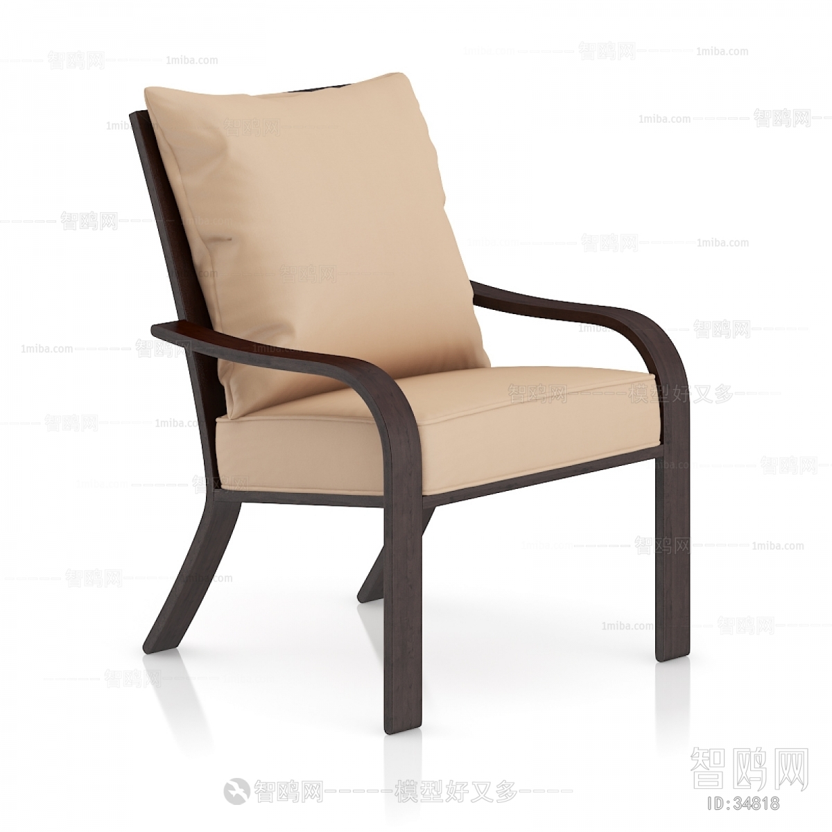 Modern Nordic Style Single Chair