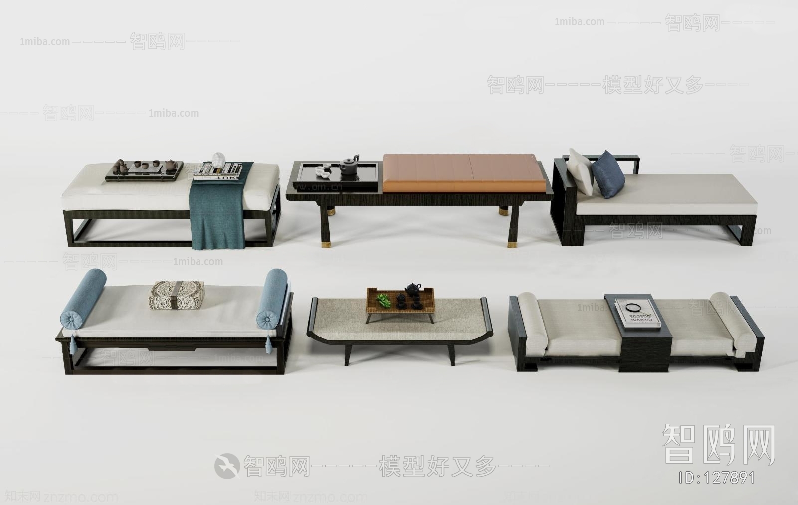 New Chinese Style Bench