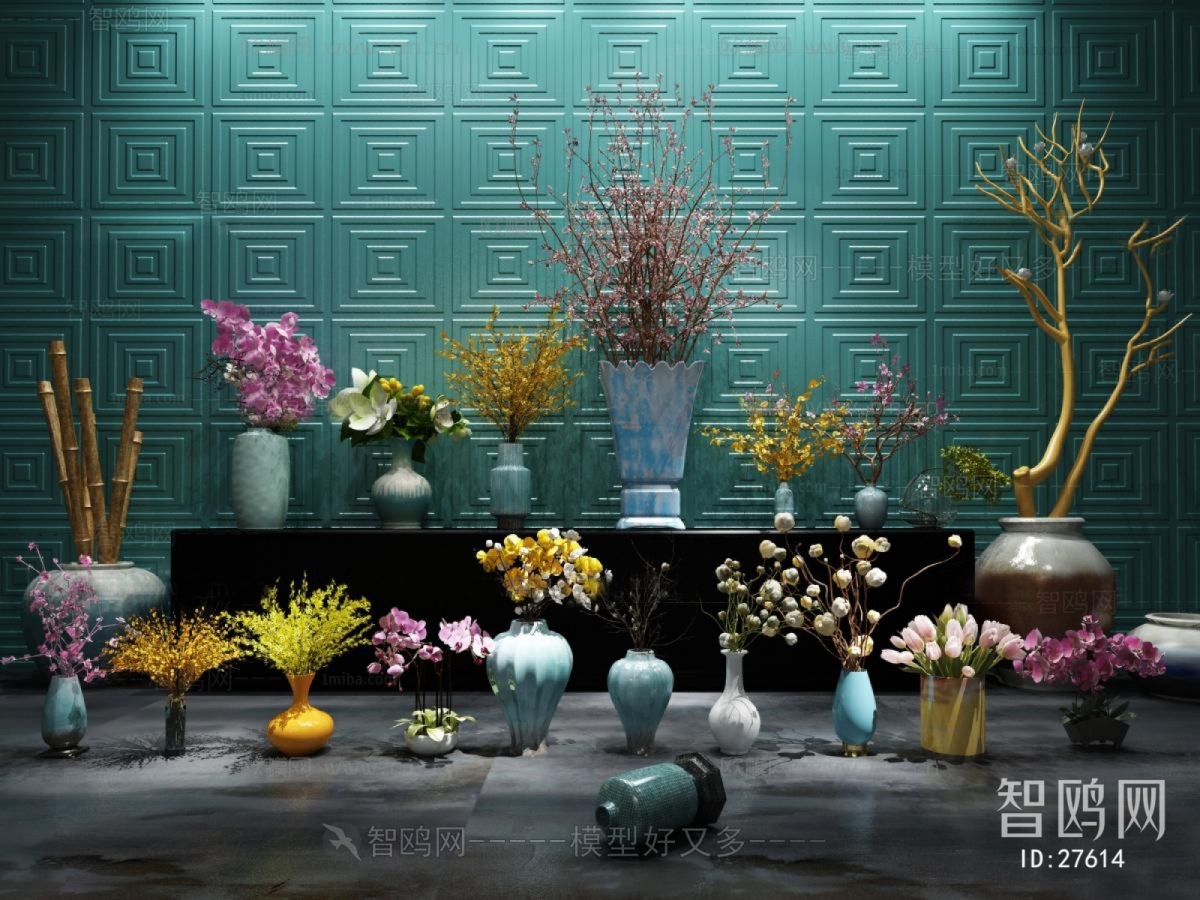 Modern New Chinese Style Flowers