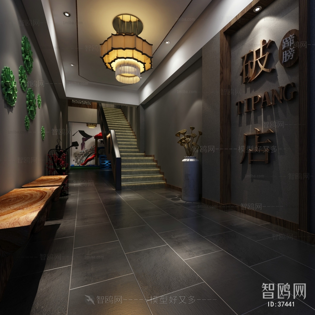 New Chinese Style Lobby Hall