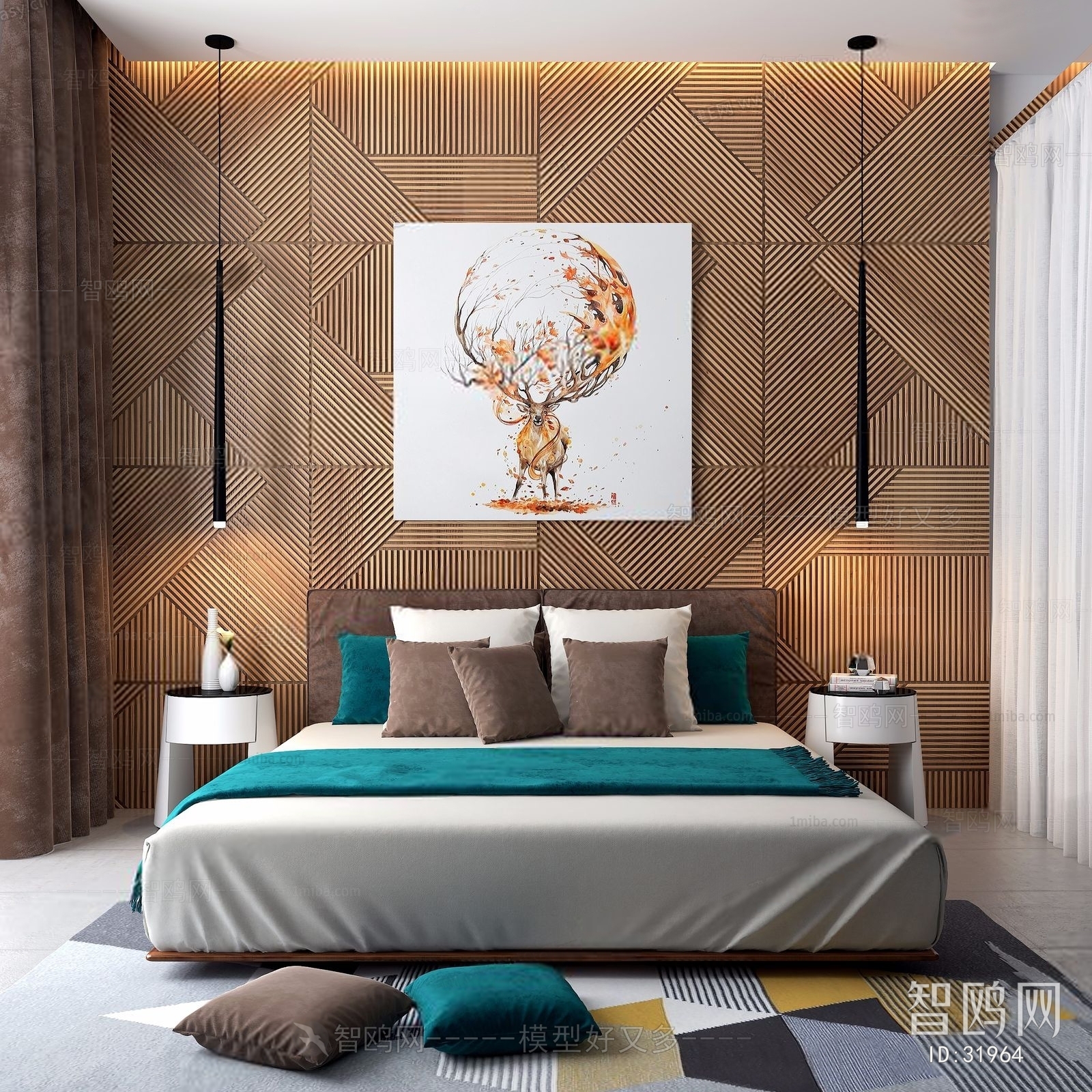 Modern Nordic Style Bedroom