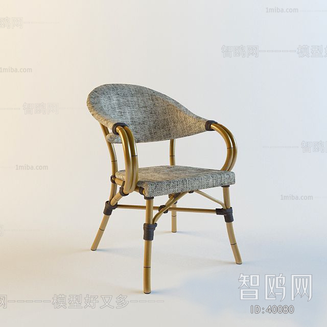 American Style Idyllic Style Single Chair