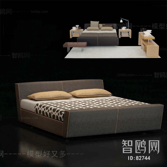 Modern Double Bed