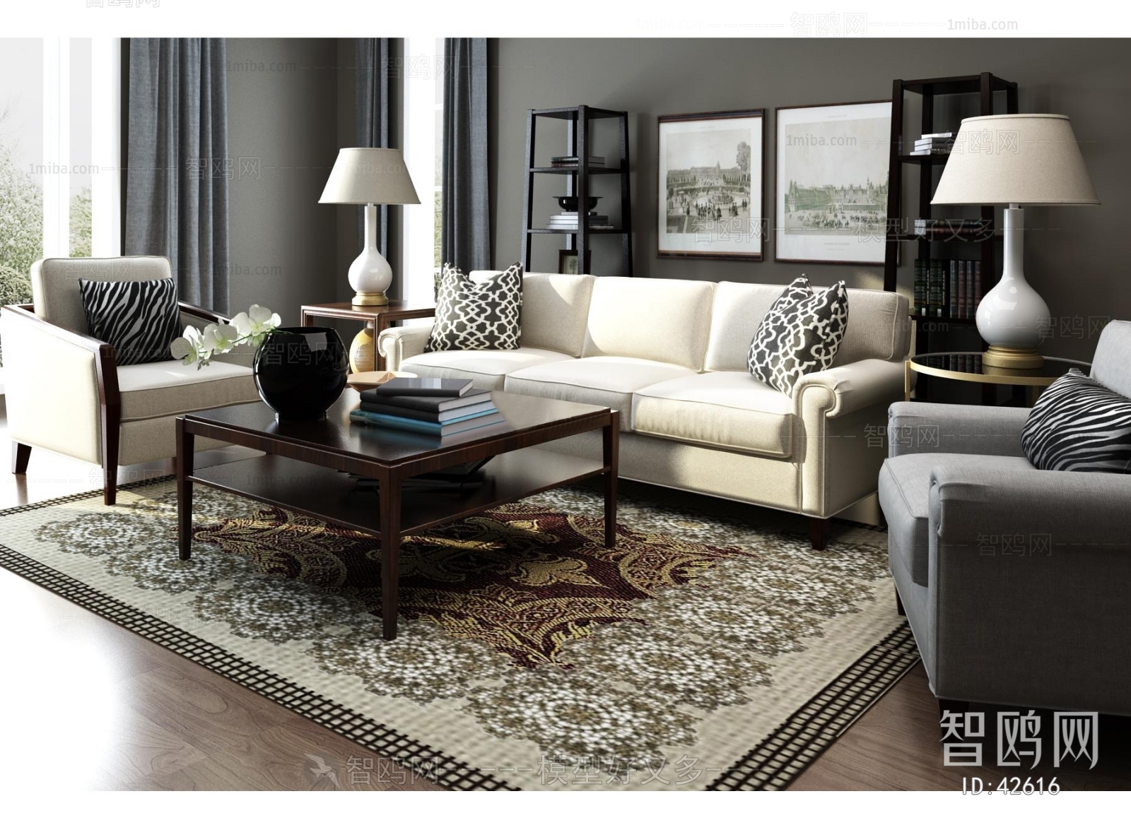 American Style Sofa Combination