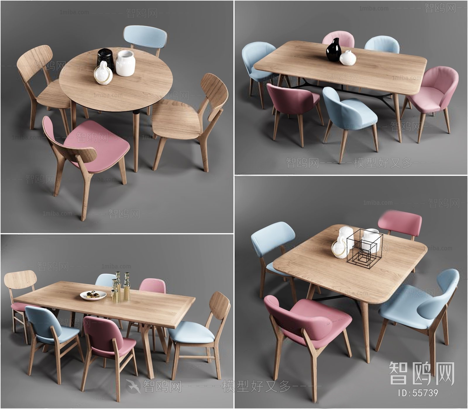 Nordic Style Dining Table And Chairs