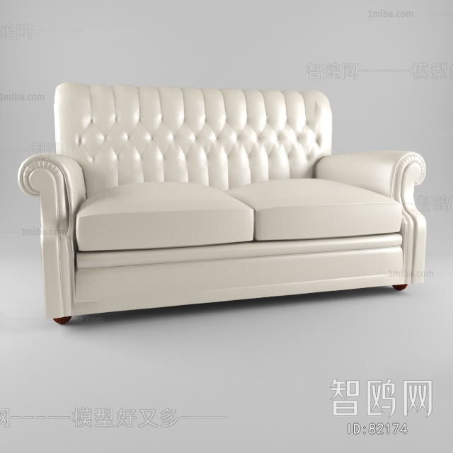 Simple European Style A Sofa For Two