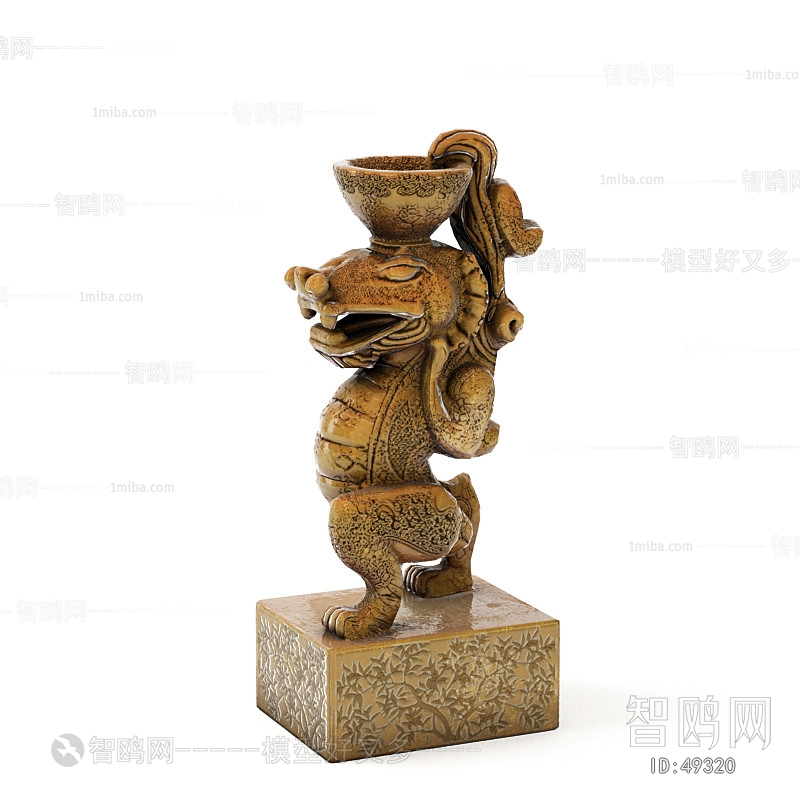 中式雕塑