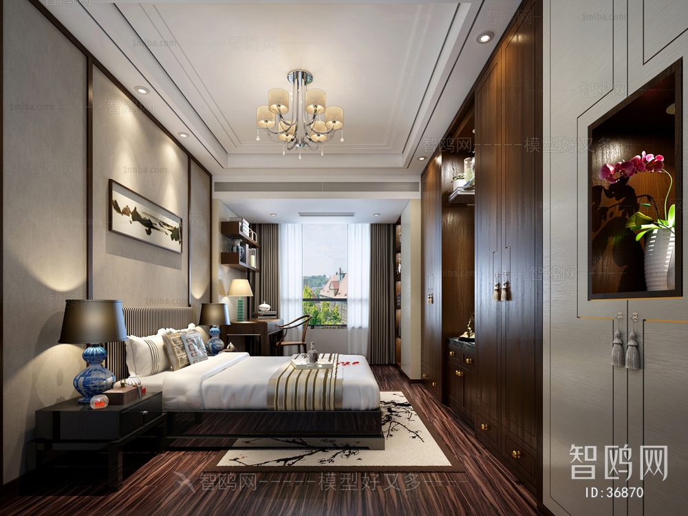 New Chinese Style Bedroom