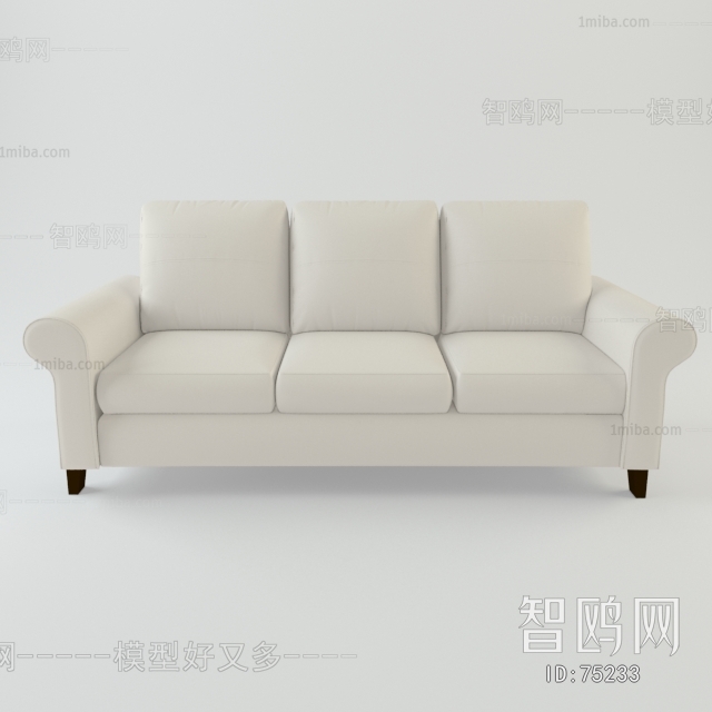 European Style Three-seat Sofa