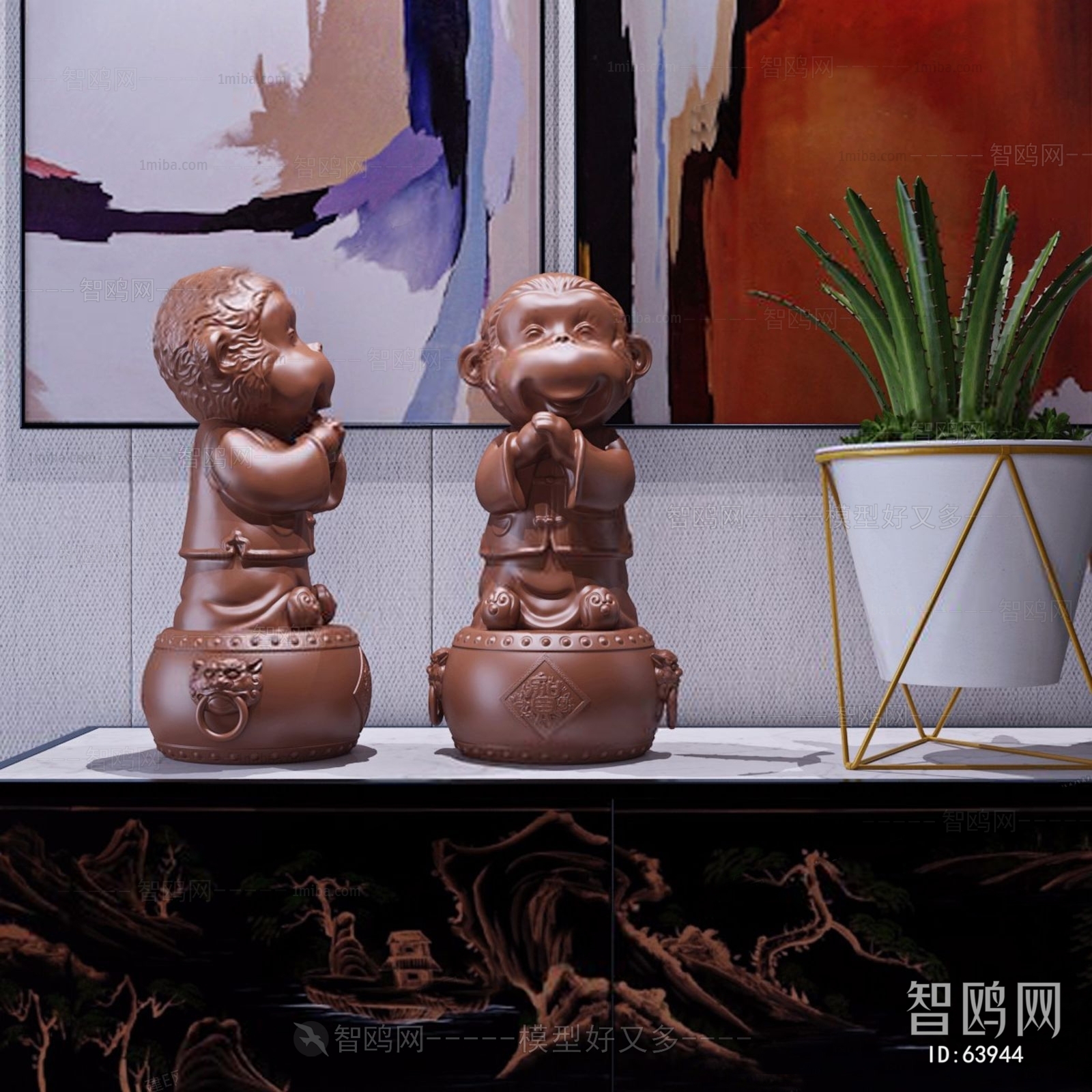 New Chinese Style Sculpture