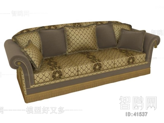 European Style Three-seat Sofa