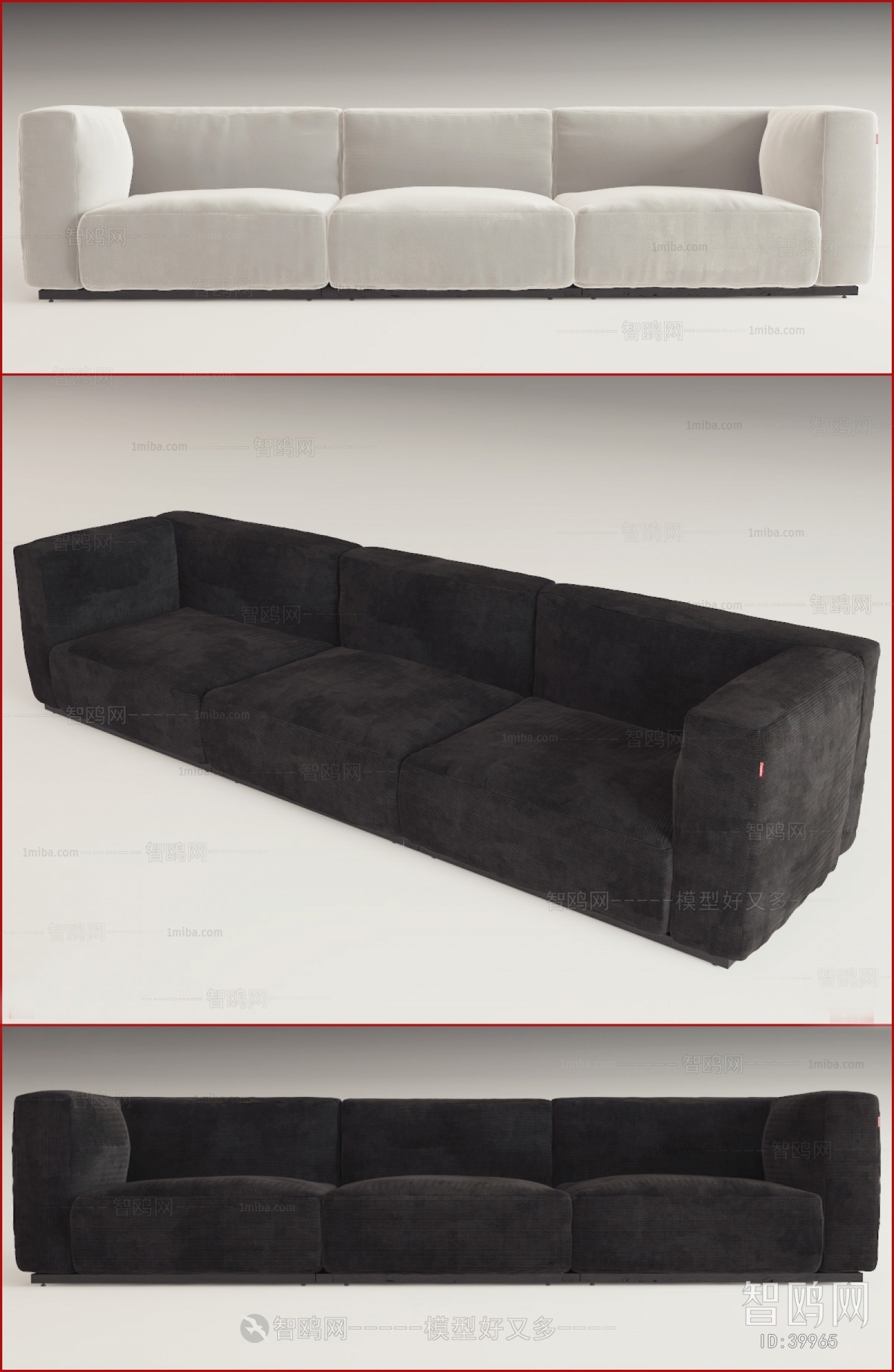 Modern Three-seat Sofa