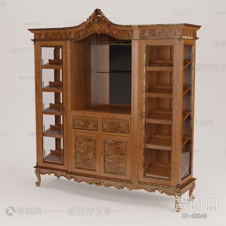 European Style Wine Cabinet