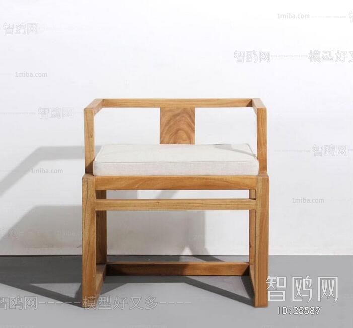 Japanese Style New Chinese Style Single Chair