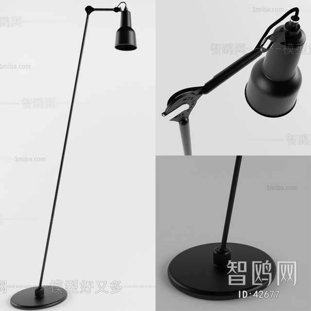 Modern Industrial Style Floor Lamp