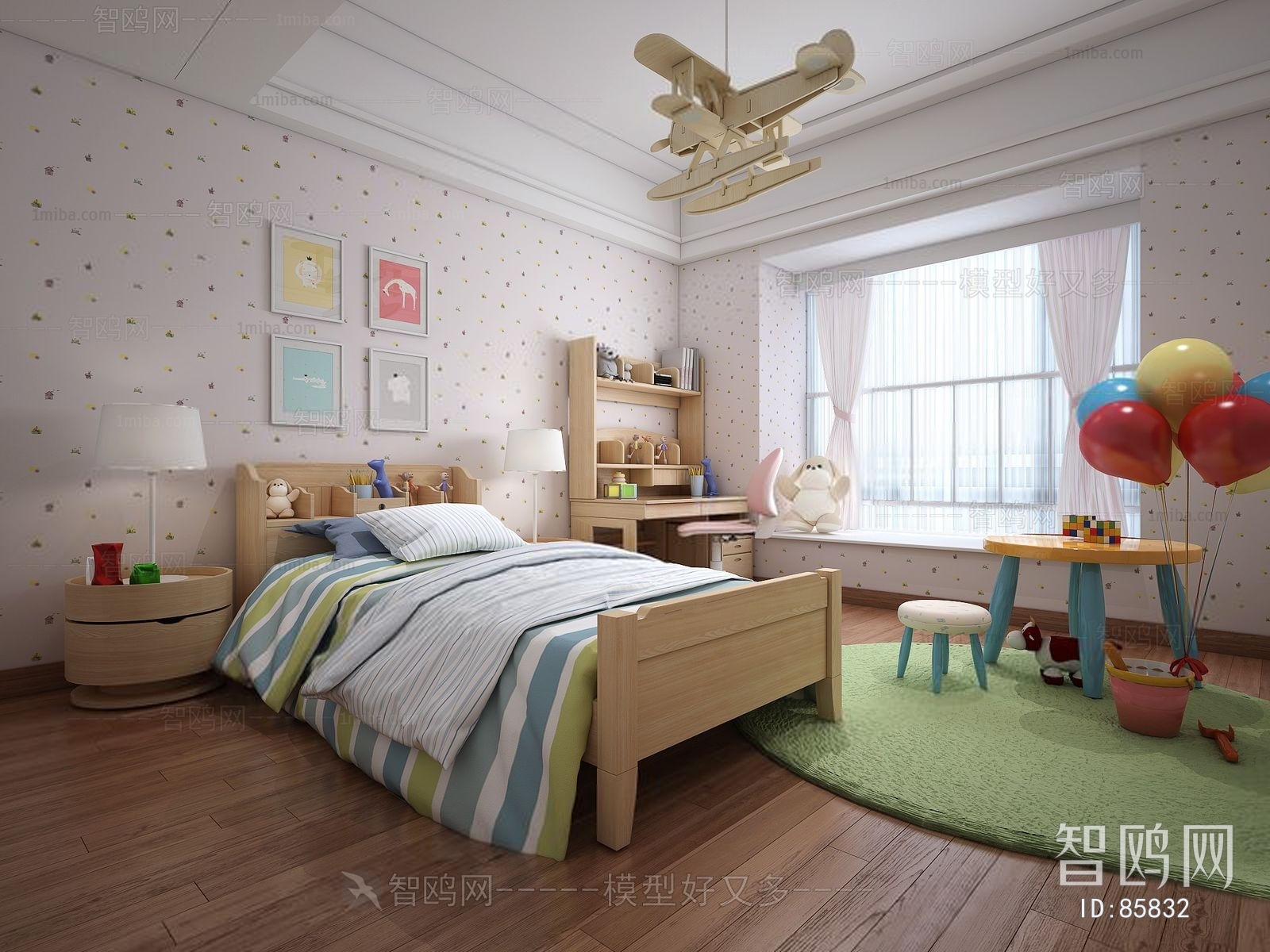 Modern Nordic Style Children's Room