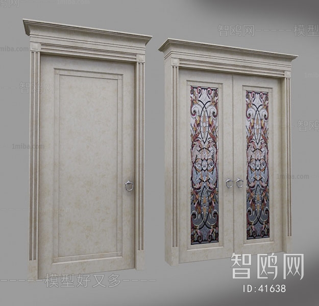 Simple European Style Door