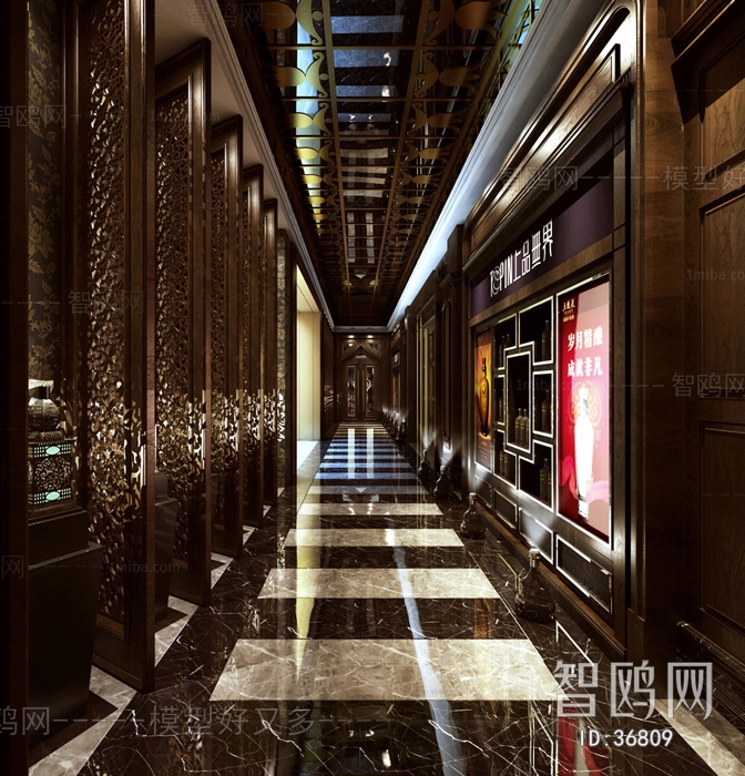 European Style Corridor Elevator Hall