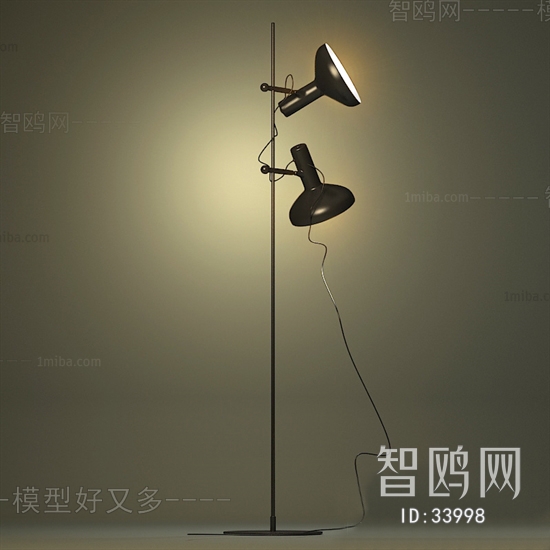 Modern Industrial Style Floor Lamp