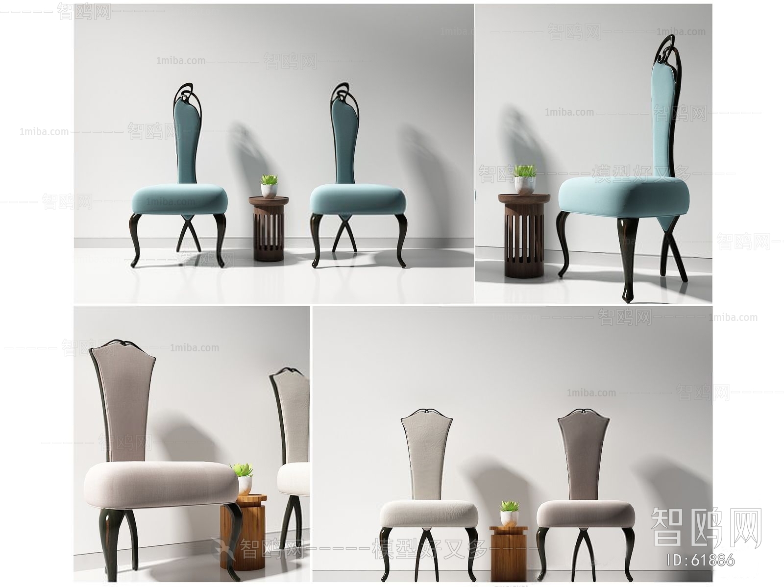 Post Modern Style New Classical Style Single Chair
