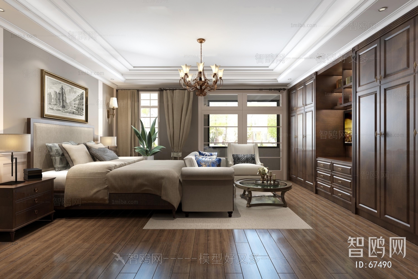 American Style Bedroom