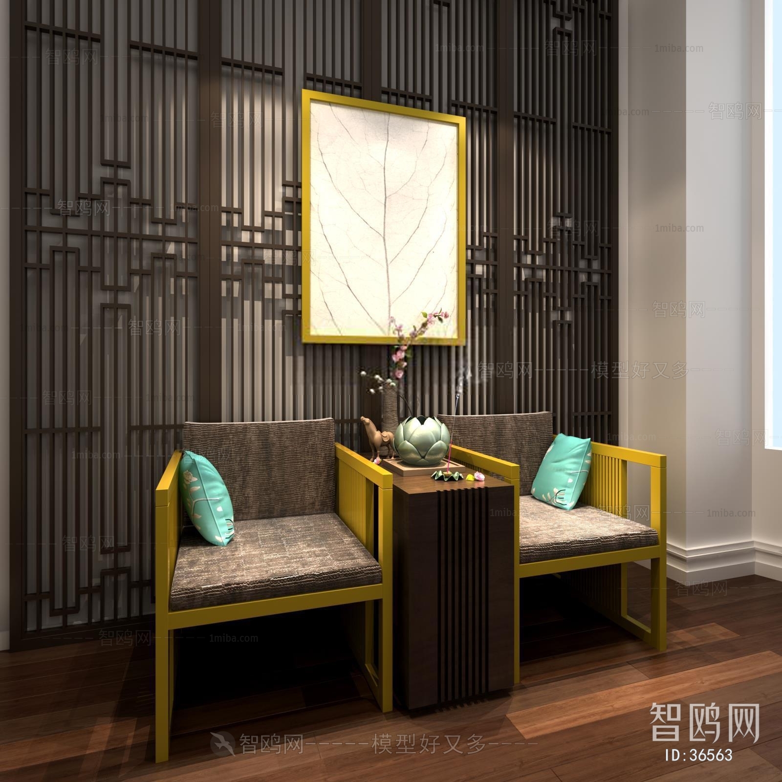 New Chinese Style Single Chair