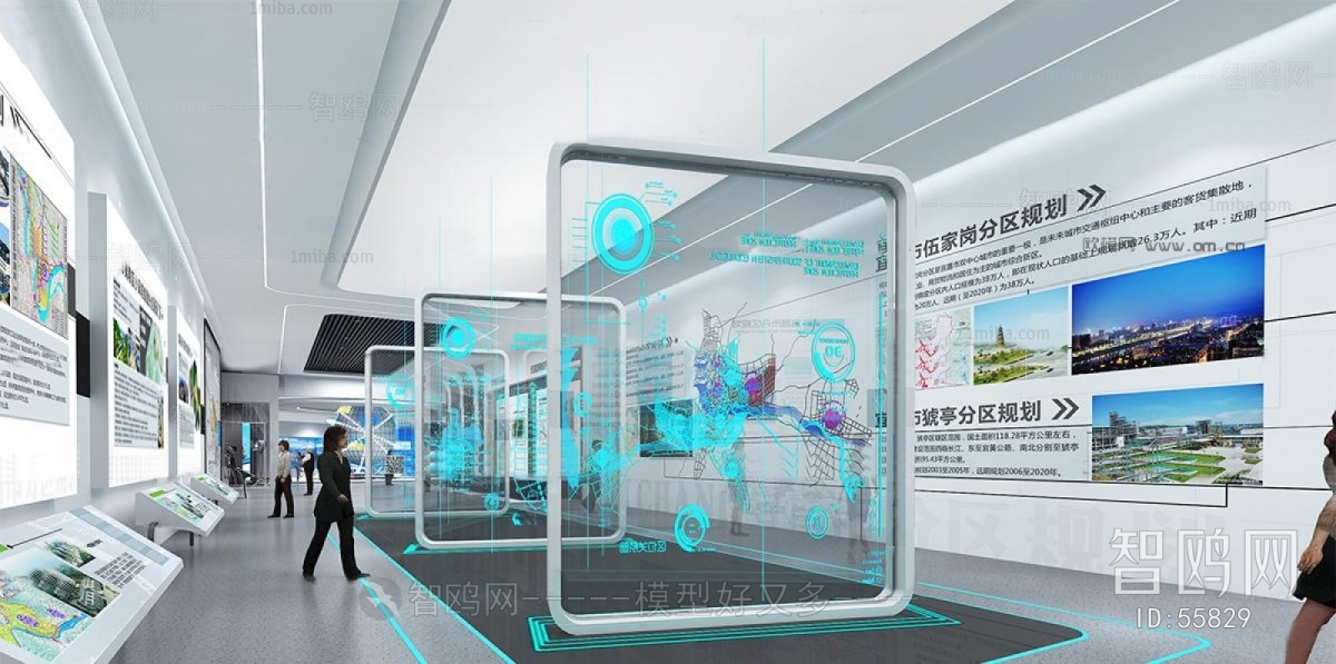 现代智能交通规划展厅