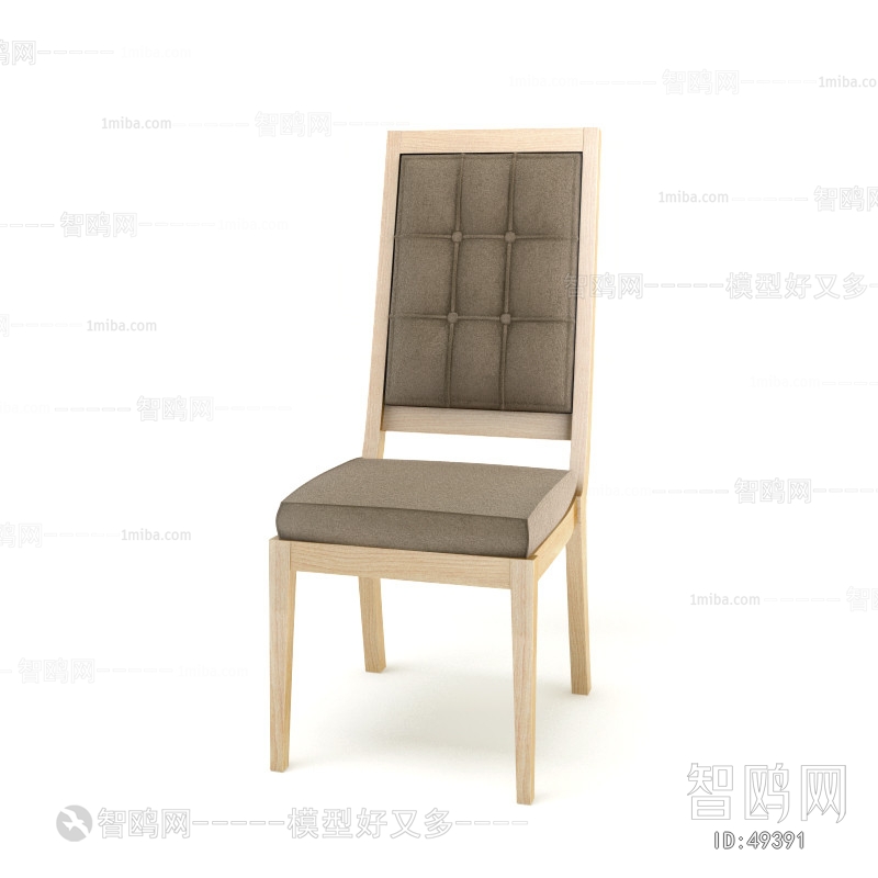 Simple European Style Single Chair