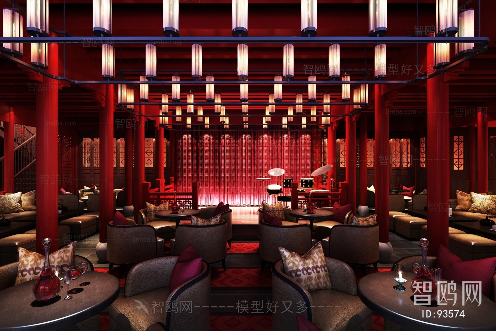 新中式酒吧大厅