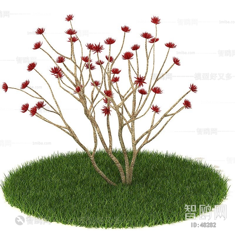 Modern Tree/shrub/grass