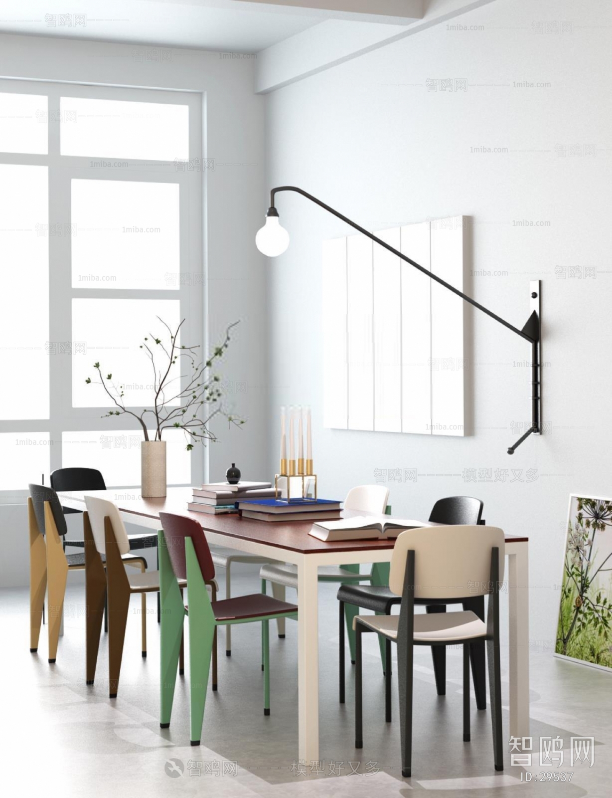 Modern Nordic Style Dining Table And Chairs