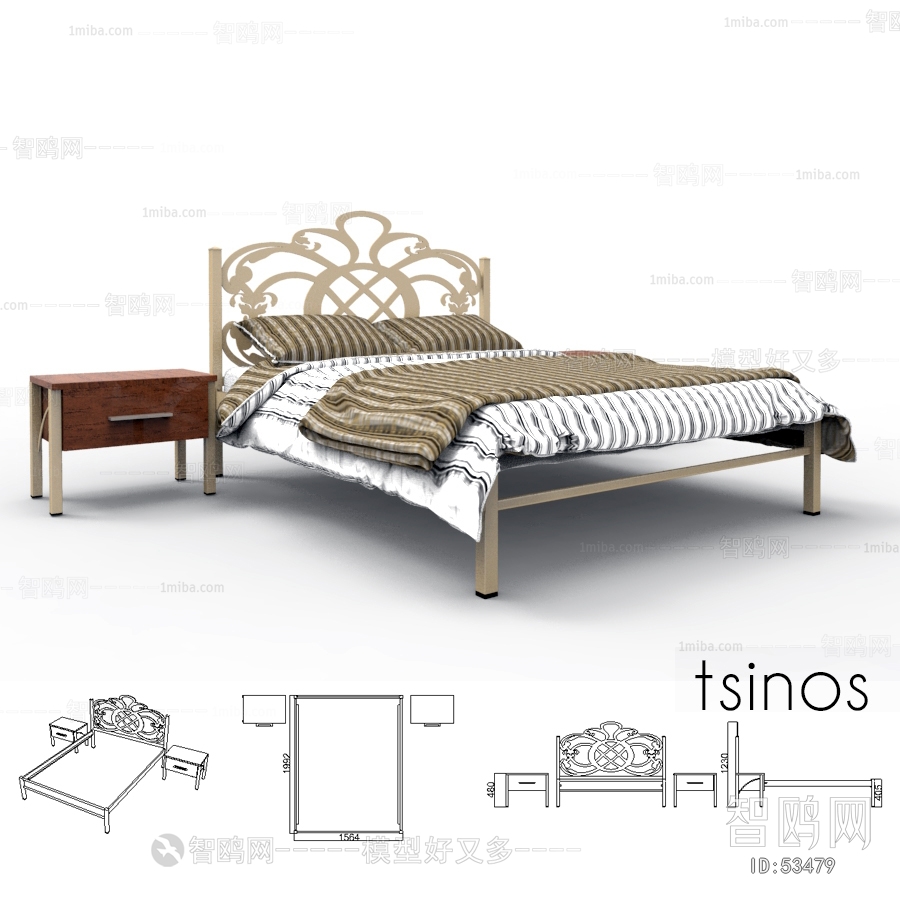 European Style Double Bed