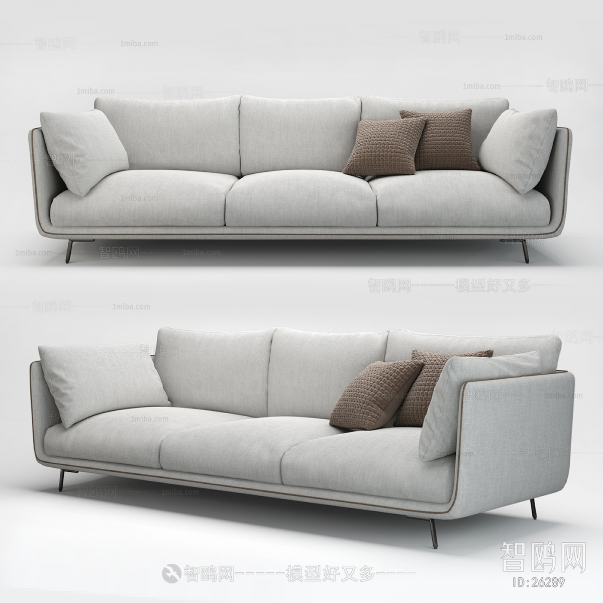 Modern Three-seat Sofa