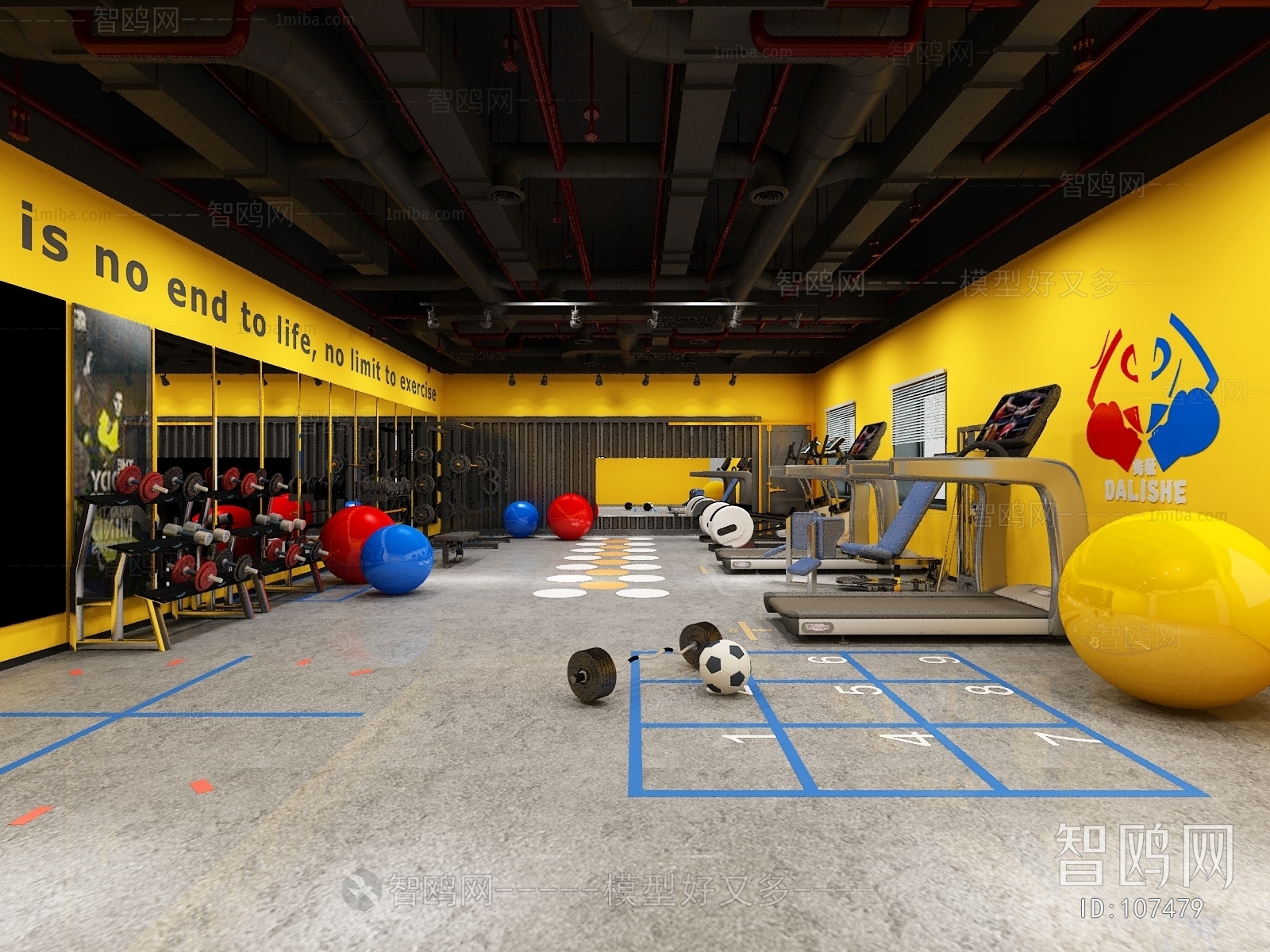 Industrial Style Gym