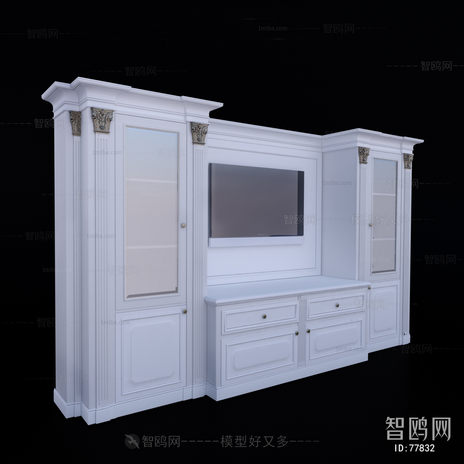 European Style TV Cabinet