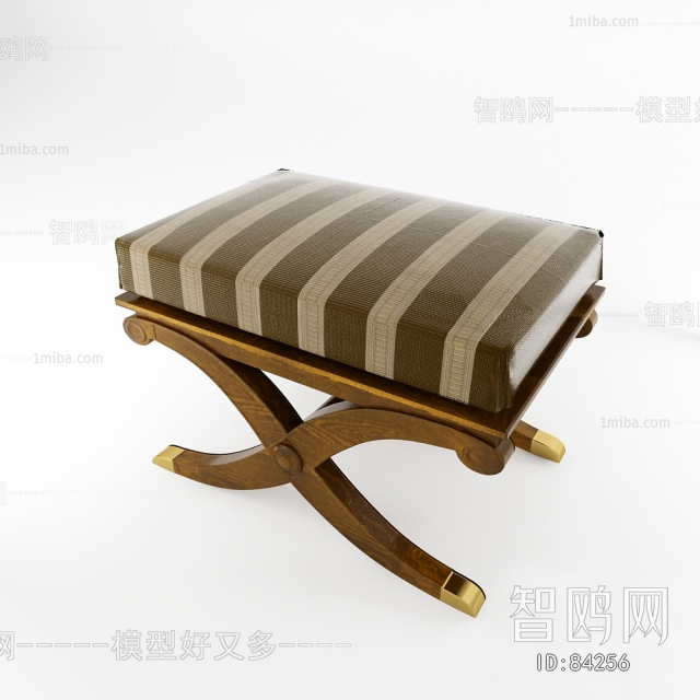 Simple European Style Footstool