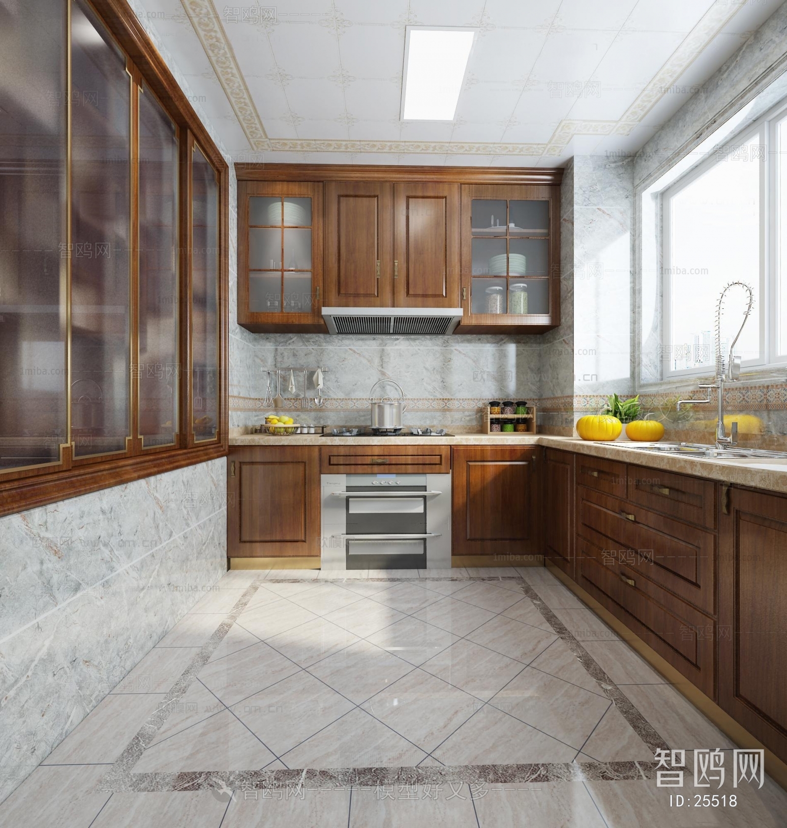 Simple European Style The Kitchen