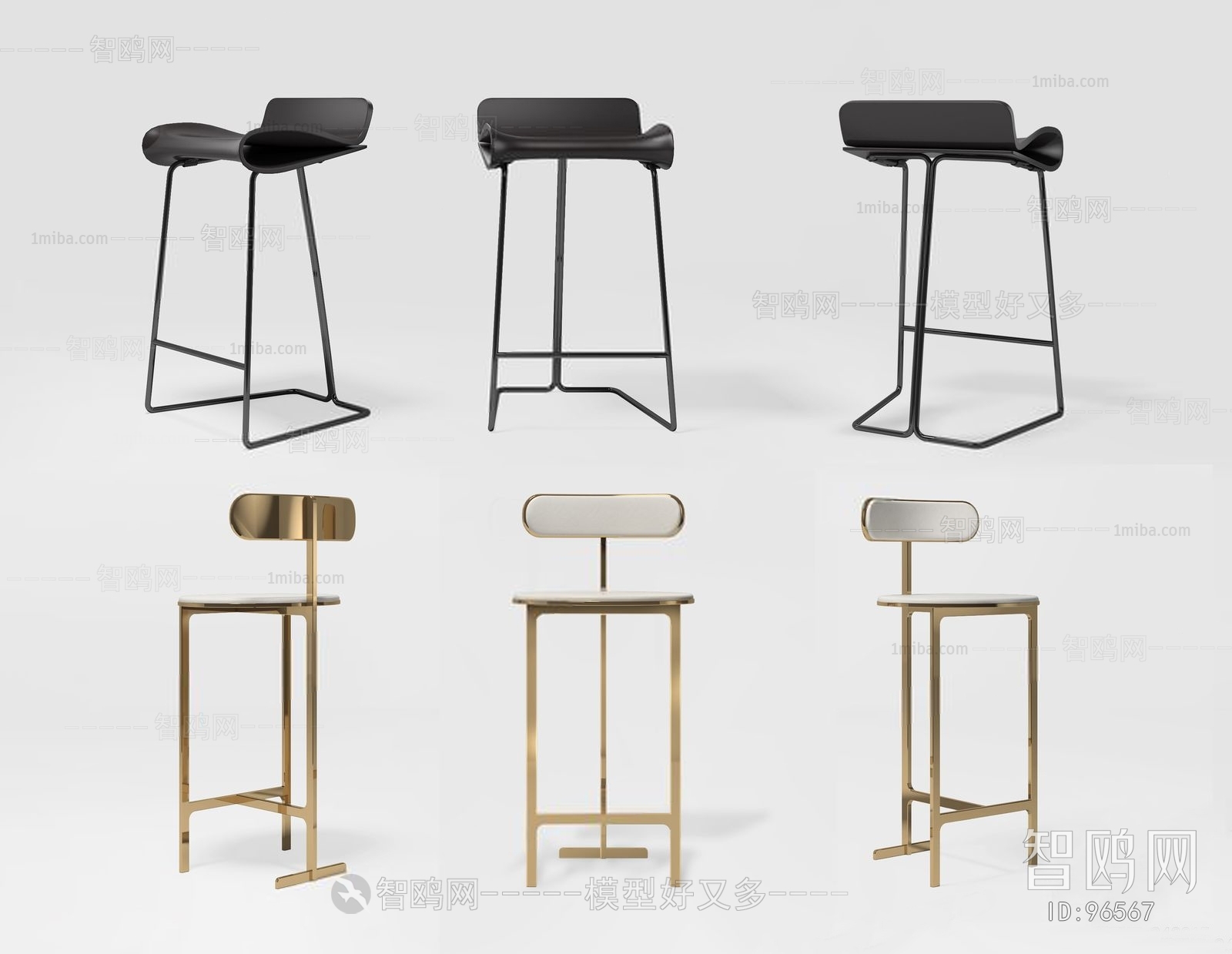 Modern Simple Style Bar Chair