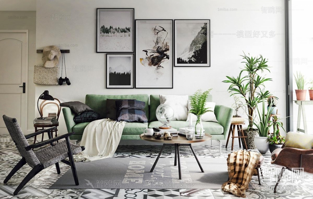 Nordic Style Sofa Combination