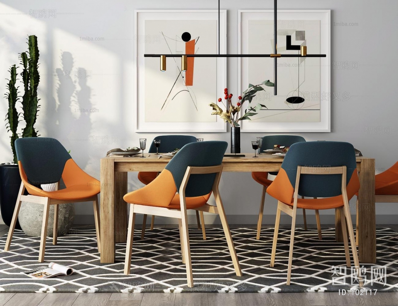 Nordic Style Dining Table And Chairs