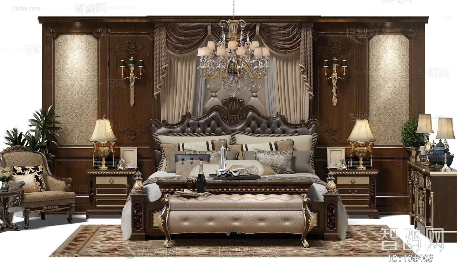 European Style Double Bed