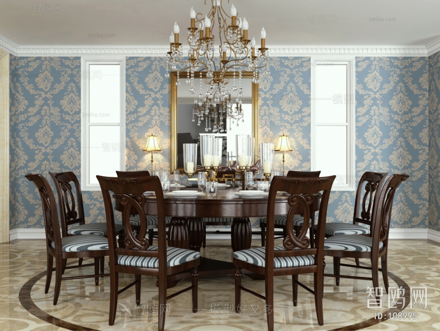 American Style Dining Table And Chairs