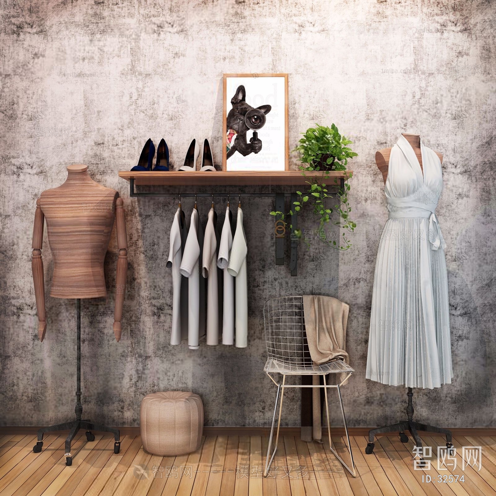 Modern Nordic Style Clothes, Bags And Shoes