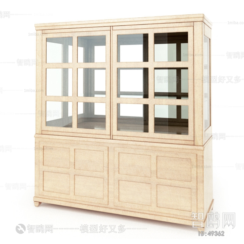 Simple European Style Bookcase