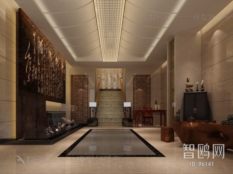 New Chinese Style Lobby Hall