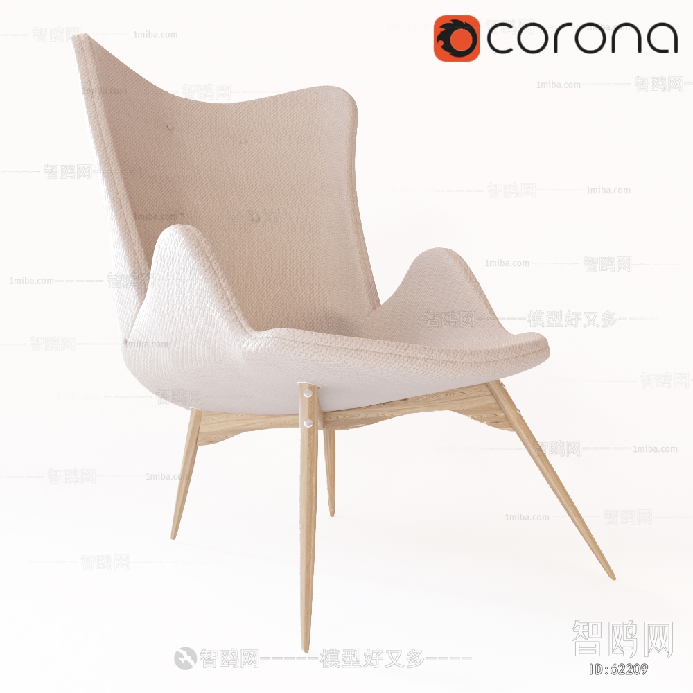 Nordic Style Lounge Chair