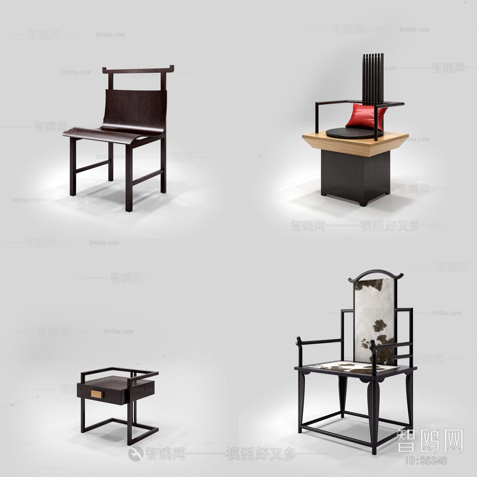 New Chinese Style Single Chair